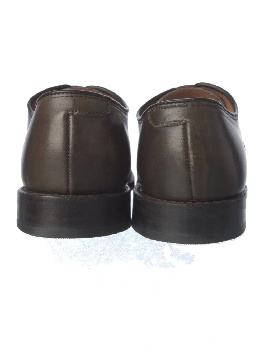 Allen Edmonds Park Avenue Men's Brown Leather Cap Toe Oxford Dress Shoes 8 A